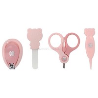 ست مانیکور طرح خرس رنگ صورتی کیکابو Kikkaboo