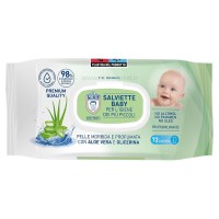 دستمال مرطوب 72 عددی حاوی آلوئورا و گلیسرین سالویت Salvitte