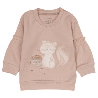 بلوز آستین بلند فندق رنگ کرم نیلی nili