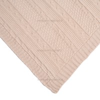 پتو بافت نوزاد رنگ کرم بی بی فورلایف Baby4life