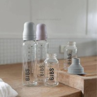 شیشه شیر پیرکس 110 میل رنگ طوسی فاقد جعبه بیبز Bibs