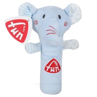 جغجغه سوسیسی طرح فیل رنگ آبی baby fun