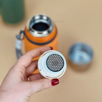 فلاسک آب رنگ نارنجی 700 میل Yes-water