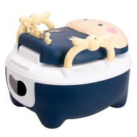 توالت آموزشی طرح گاو شاخدار رنگ آبی برند خارجی