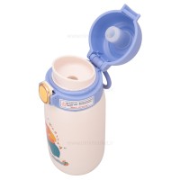 فلاسک آب استیل قفل دار تپل عروسکی رنگ آبی برند خارجی