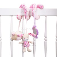 آویز مارپیچ طرح خرگوش صورتی بیبی فورلایف Baby4life