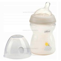 شیشه شیر نچرال فیلینگ 250 میل +2 ماه رنگ طوسی چیکو Chicco