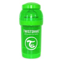شیشه شیر ضد نفخ 180 میل سبز تویست شیک Twistshake