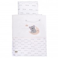 سرویس خواب مسافرتی2 کاره طرح پلک رنگ سفید ایسیز isiz