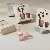 پستانک میوه‌خوری طرح شاخ گوزن رنگ صورتی هی‌اورشی Heorshe