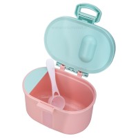 انباری شیرخشک مدل تاج رنگ سبزآبی برند خارجی