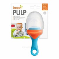 توری میوه خوری سیلیکونی رنگ فیروزه ای-نارنجی بون Boon