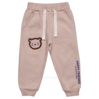 بلوز شلوار اسپرت طرح خرس رنگ شکلاتی پاپو Papo