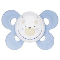 پستانک فیزیو کامفورت +0 ماه رنگ آبی روشن چیکو Chicco (بدون جعبه)