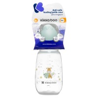 شیشه شیر آنتی‌کولیک 310 میل طرح زرافه رنگ سبز کیکابو Kikkaboo