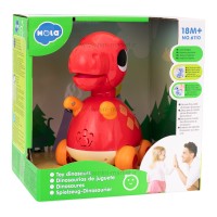 دایناسور موزیکال رنگ قرمز کد 6110 هولی تویز Huile Toys