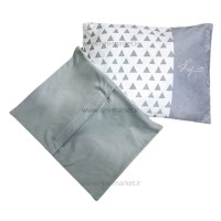 سرويس خواب 4 تيکه طرح گوزن رنگ طوسی لیزا Lisa