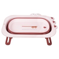 وان حمام آکاردئونی طرح تمساح رنگ صورتی خارجی