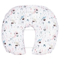 بالش شیردهی c شکل طرح دختر اژدها سوار رنگ سفید صورتی بی بیبی Bi Baby