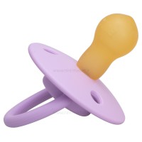 پستانک تکی لاتکس سایز 6 -18 ماه رنگ بنفش فاقد جعبه بیبز Bibs