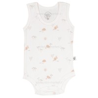 زیر دکمه رکابی طرح کانگور و دوستان رنگ کرم نیلی Nili