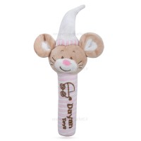 جغجغه طرح موش راه راه رنگ صورتی دايان Dayan