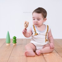 زيردکمه رکابي طرح Friend رنگ سرمه اي نيلي Nili