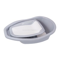 ست وان حمام و آسانشور نوزاد Tiny Passenger رنگ طوسی