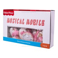 آویز تخت موزیکال چراغدار طرح خرس صورتی فیشر پرایس Fisher Price