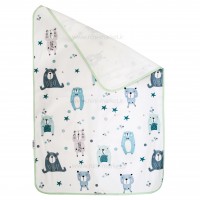 زيرانداز تعويض طرح خرس سایز کوچک رنگ سبز ايسيز