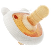 پستانک تک مناسب روز +3 ماه سری گرد هی اور شی Heorshe (فاقد جعبه)