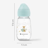 شیشه شیر آنتی‌کولیک 310 میل طرح زرافه رنگ سبز کیکابو Kikkaboo