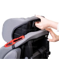 صندلی ماشین لورلی LORELLI مدل ایزوفیکس دار رنگ طوسی، نوک مدادی