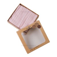 پتو بافت نوزاد رنگ صورتی بی بی فورلایف Baby4life