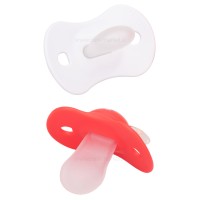 پستانک دوعددی بادامی 6_18 ماه طرح طوطی سواوینکس SUAVINEX