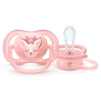 پستانک تکی الترا ایر 0-6 ماه طرح گوزن گلبهی اونت Avent (فاقد جعبه)