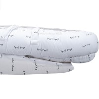 تشک شیبدار گارددار طرح پلک رنگ سفید ایسیزIsiz