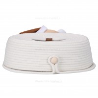 جای دستمال کاغذی طرح تدی رنگ کرم  ایسیز Isiz