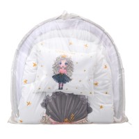 پشه بند کفی دار طرح پرنسس رنگ طلایی carters