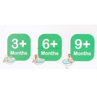 بالش شیردهی c شکل طرح نهنگ رنگ طوسی بی بیبی Bi Baby