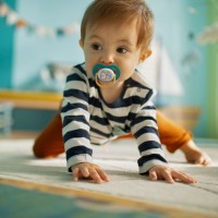 پستانک تکی الترا ایر 18-6 ماه طرح پنگوئن و ماهی آبی اونت Avent (فاقد جعبه)