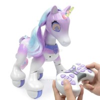 ربات اسب پونی سنسوری شارژی کنترلی کد ۸۰۸ رنگ بنفش Kailun Toys