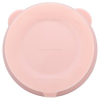 کاسه درب دار سیلیکونی رنگ صورتی مینیک اوی اوی Minik Oioi