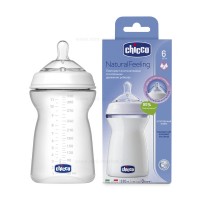 شیشه چیکو Chicco نچرال فیلینگ 6 + ماه 330 میل