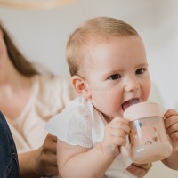 لیوان دسته دار 150 میل صورتی ساوینکس Suavinex