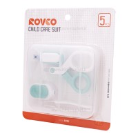 ست بهداشتی 5 تکه رنگ سبز رووکو Rovco