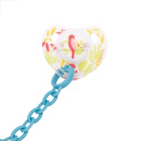 گیره پستانک لوکس رنگ طلایی آبی سوانیکس Suavinex