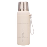 فلاسک آب استیل 600 میل رنگ کرم پینکا Pinkah