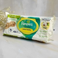 دستمال مرطوب 46 عددی (15%پنبه) پمپرز Pampers