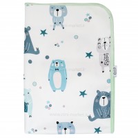 زيرانداز تعويض طرح خرس سایز کوچک رنگ سبز ايسيز